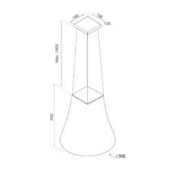 Máy Hút Mùi Đảo Malloca ADEL P-3810