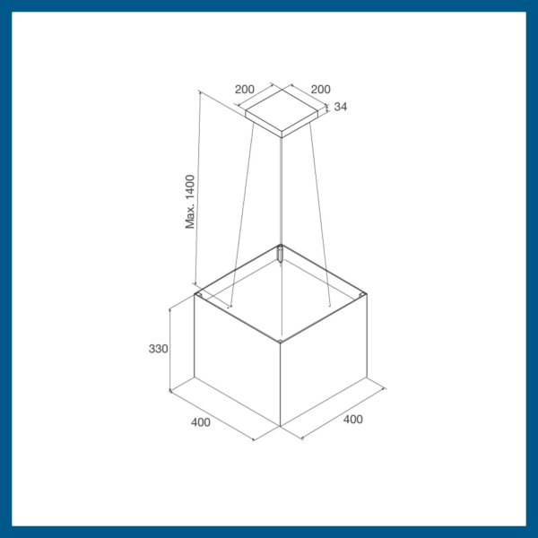 Máy Hút Mùi Malloca CONCRETE K-400