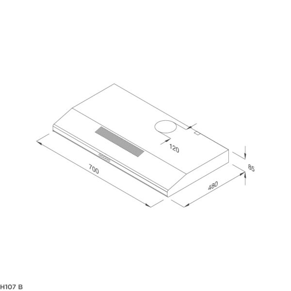 Máy Hút Mùi Malloca H107 W