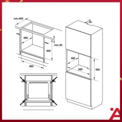 Lò Nướng 65 Lít HO-KT60A9 Hafele 535.02.611