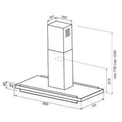 Máy Hút Mùi Đảo Malloca JOINT-I900A