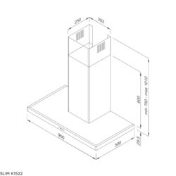 Máy Hút Mùi Malloca SLIM-K1522