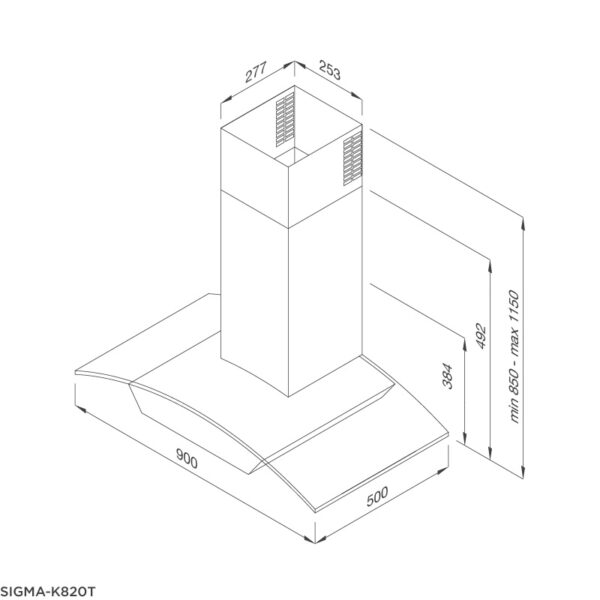 Máy Hút Mùi Malloca SIGMA-K820T