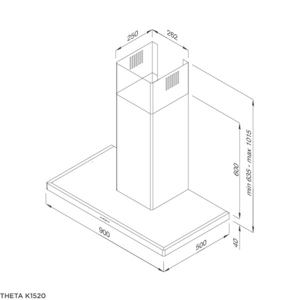 Máy Hút Mùi Malloca THETA K1520 NEW