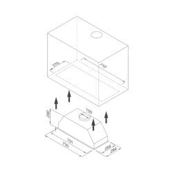 Máy Hút Mùi Âm Tủ Malloca Hidden K-730