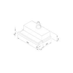 Máy Hút Mùi Âm Tủ Malloca K1506 TC