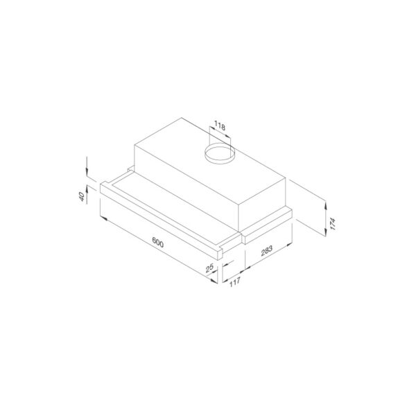 Máy Hút Mùi Âm Tủ Malloca K1506 TC