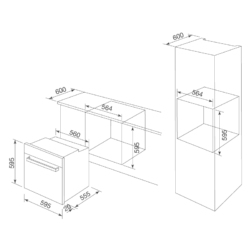 Lò Nướng Âm Tủ Malloca MOV-656 ECO