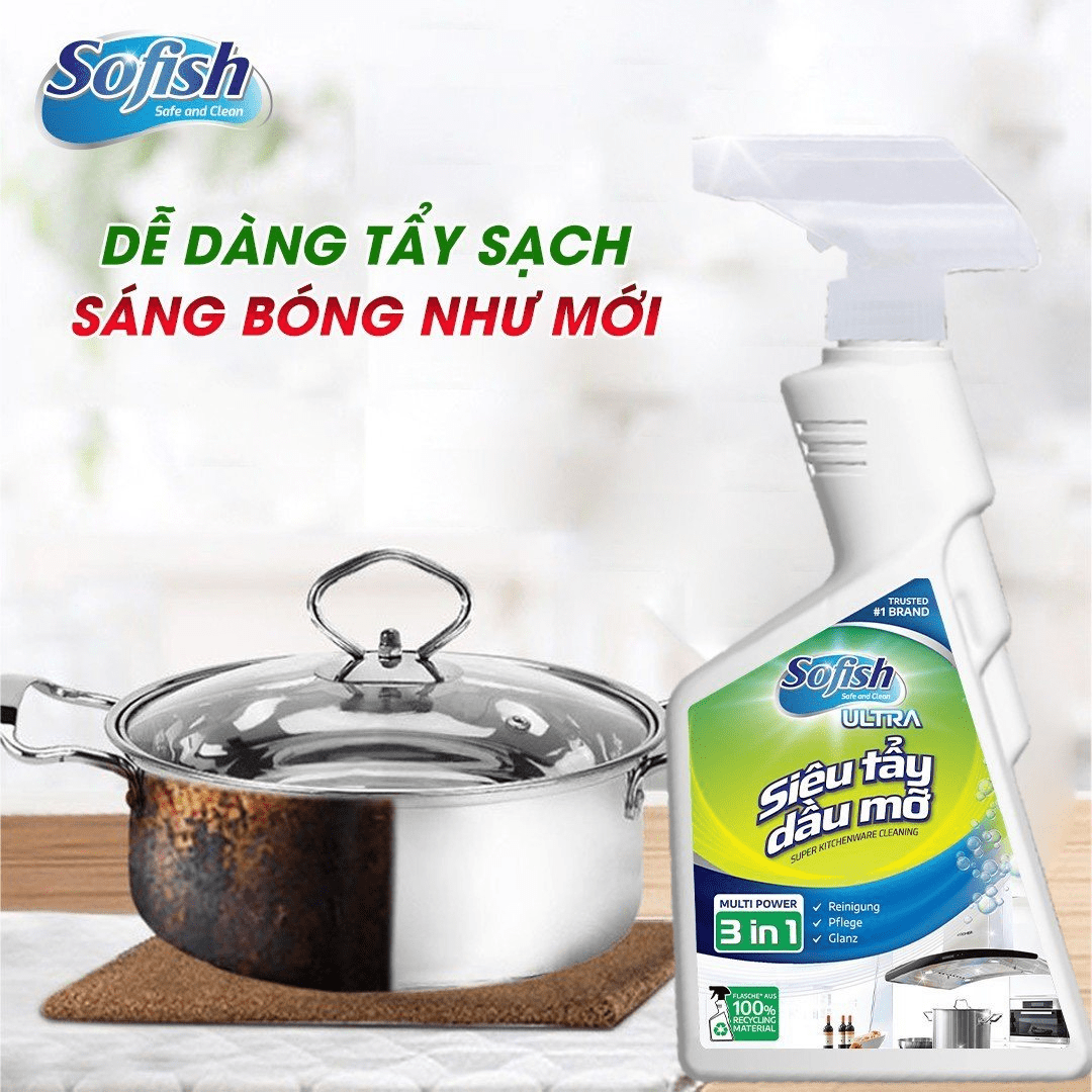 Làm sạch bề mặt bếp từ