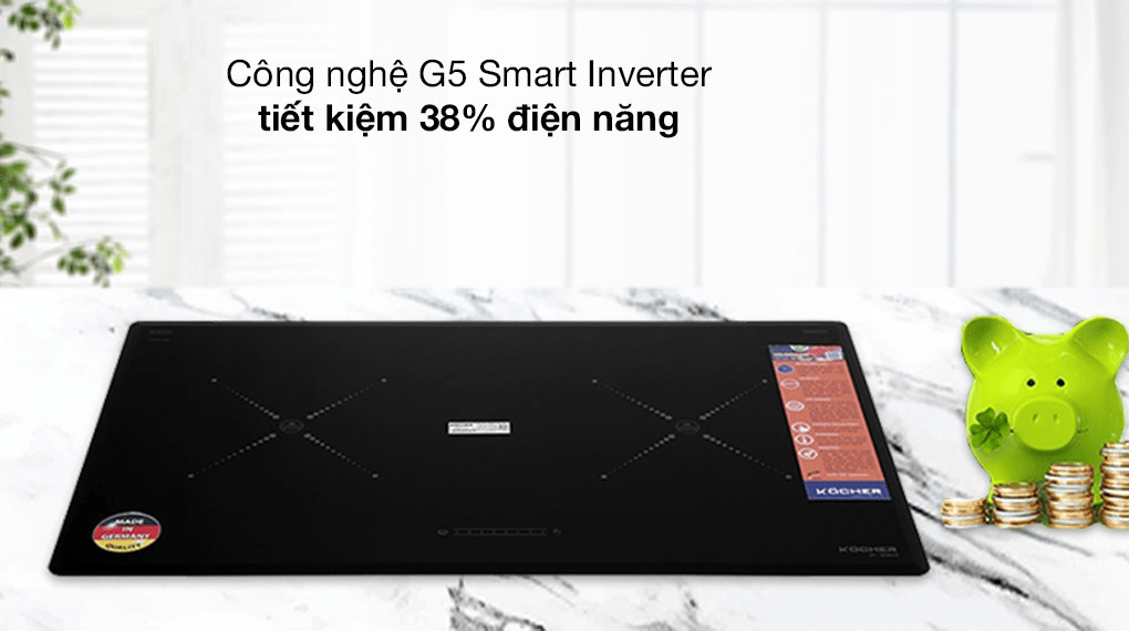 Tính thẩm mỹ giữa bếp điện và bếp gas