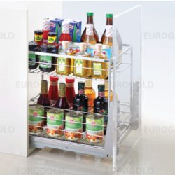 Giá gia vị nan dẹt inox 304 mờ Eurogold EP20B