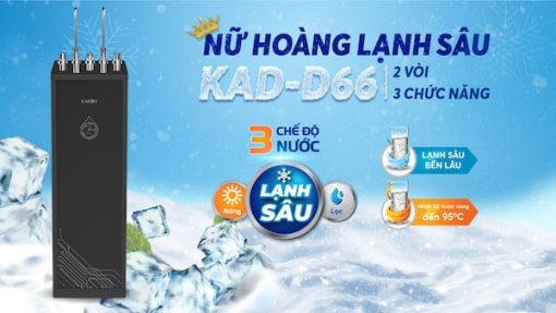 Máy lọc nước nóng lạnh Karofi KAD-D66S