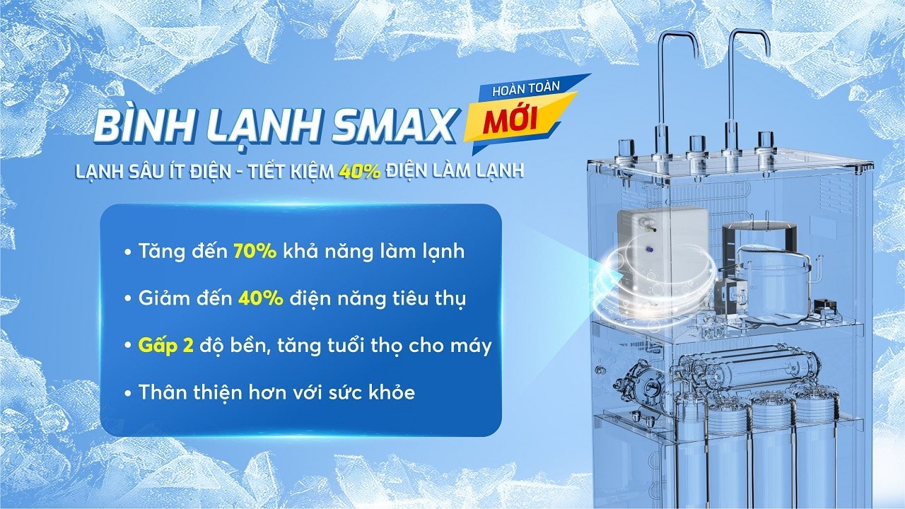 Máy lọc nước nóng lạnh Karofi KAD-L56