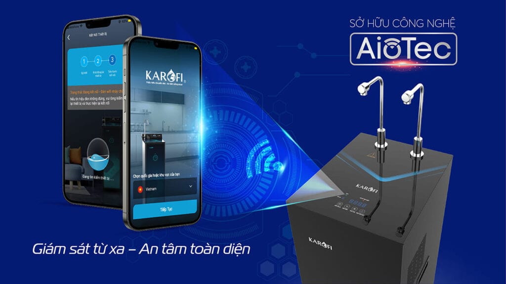 Máy lọc nước nóng lạnh Karofi KAD-N69