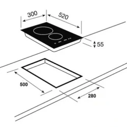 Bếp từ Domino Kaff KF-330DI