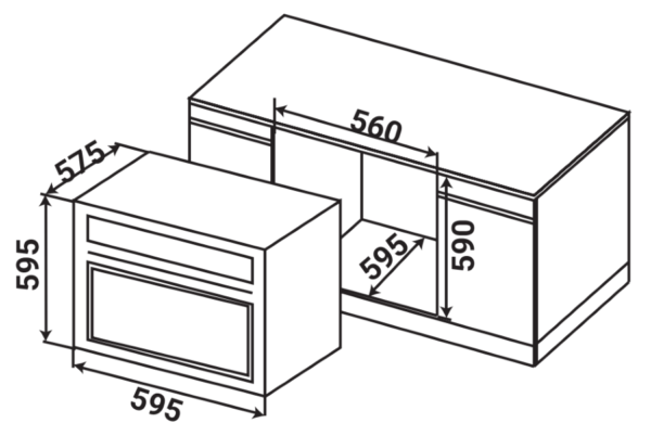 Lò nướng âm tủ KAFF KF-BI75SLIM