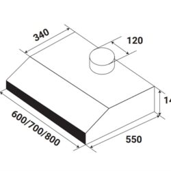 Máy hút mùi KAFF KF-888I