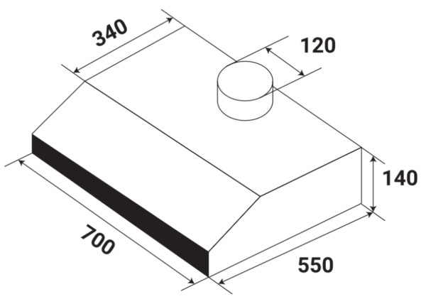 Máy hút mùi KAFF KF-701B