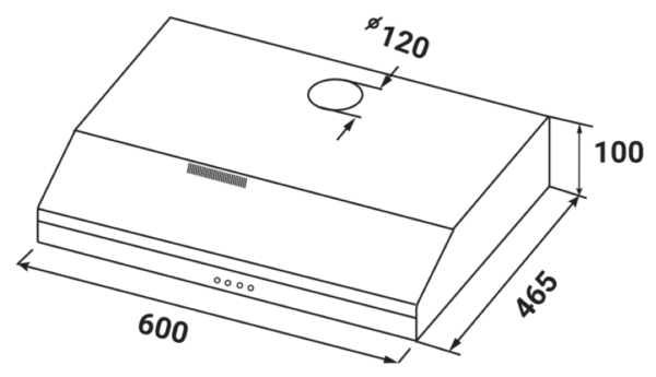 Máy hút mùi KAFF KF-SL60K