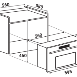 Lò nướng âm tủ KAFF KF-T90M