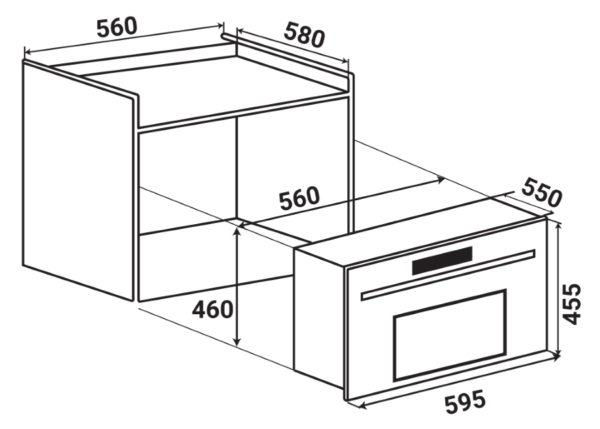 Lò nướng âm tủ KAFF KF-T90M