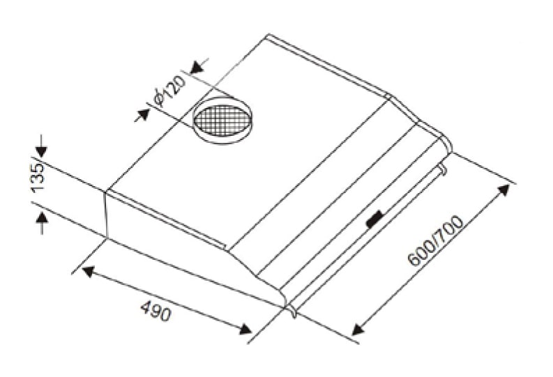 Máy hút mùi GIOVANI G-602 M