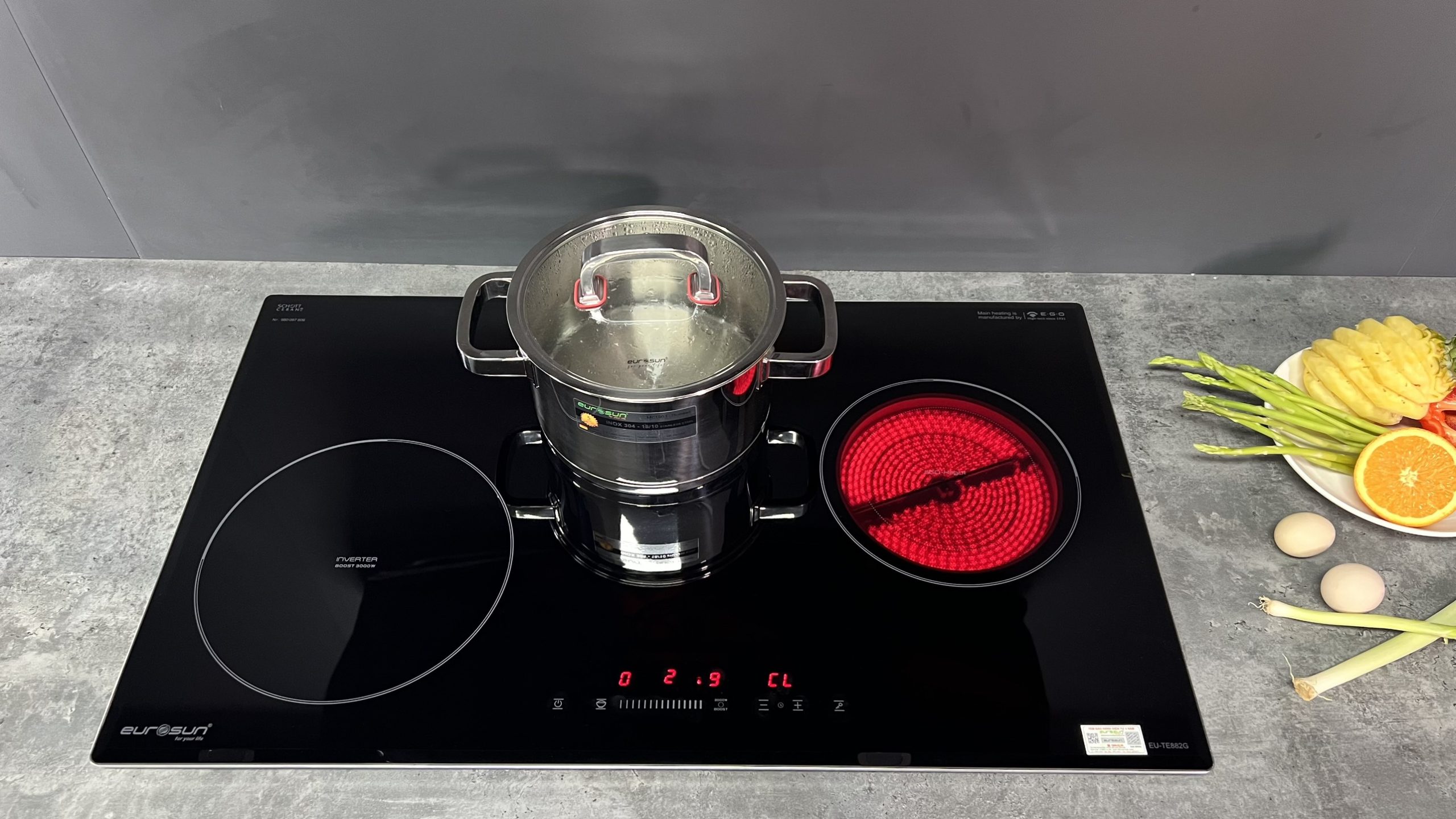Bếp Điện Từ Eurosun EU-TE882G