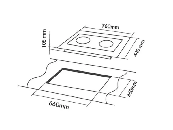 Bếp Gas Âm Eurosun EU-GA278