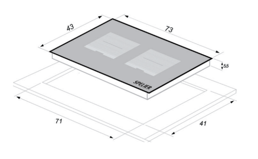 Bếp Từ Đôi Spelier SPE IC 1088