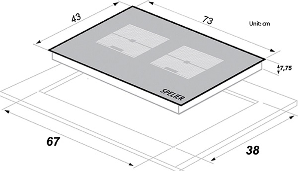Bếp Từ Đôi Spelier SPE IC 1188 EG