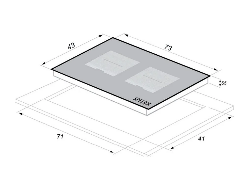 Bếp Từ Đôi Spelier SPE IC1189