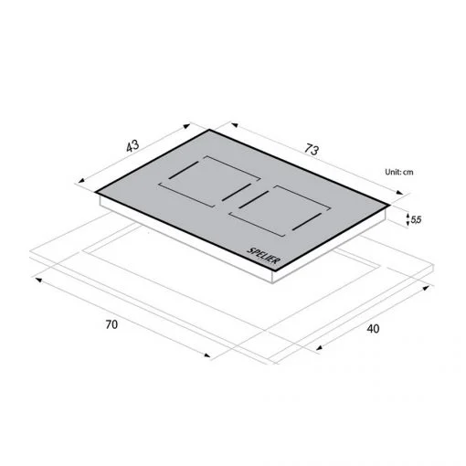 Bếp Từ Đôi Spelier SPM 928i Plus