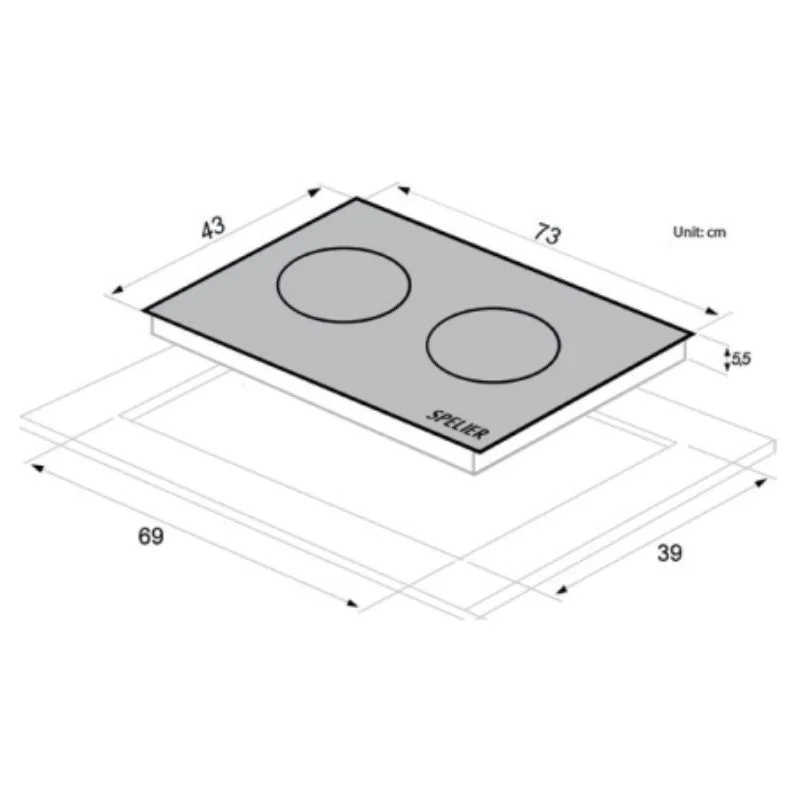 Bếp Từ Đôi Spelier SPM T88K PLUS