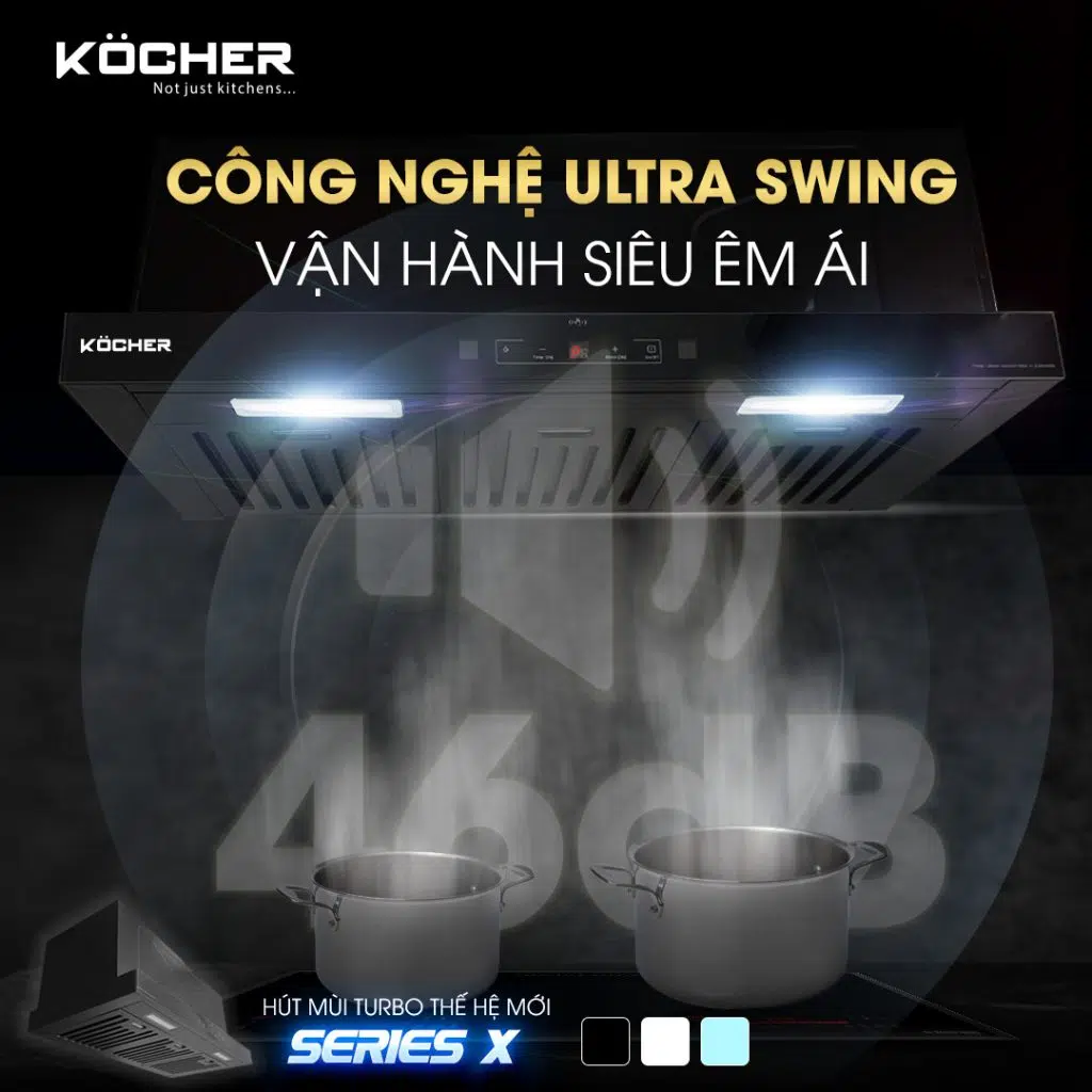 Máy Hút Mùi Âm Tủ Kocher X350T