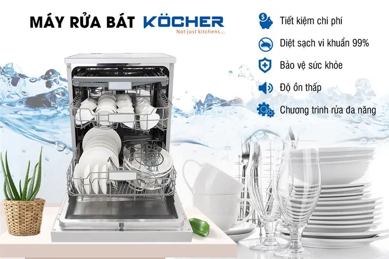 Máy Rửa Bát Kocher KDEU 8835