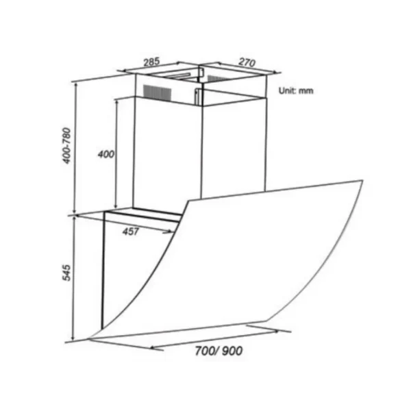 Máy hút mùi Spelier SP 708 Plus/90