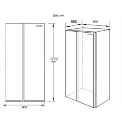 Tủ lạnh Spelier SP 570 IT SS