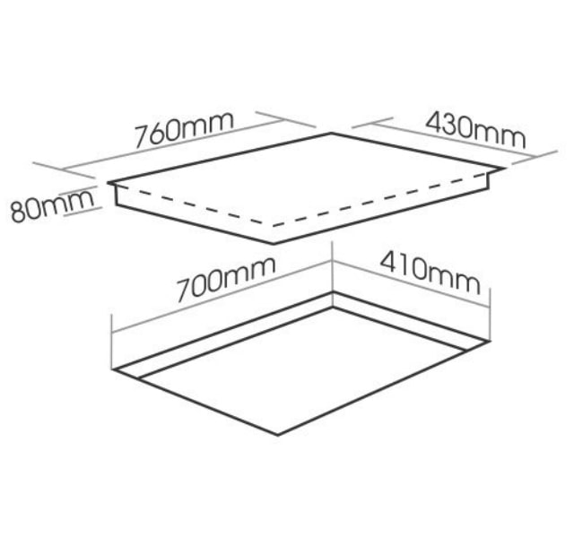 Bếp Điện Từ Ba Bếp Faster FS 713HI PLUS