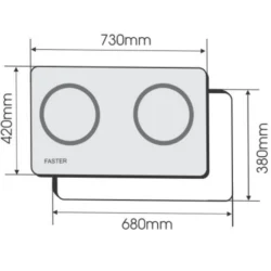 Bếp Từ Đôi Faster FS 722SI