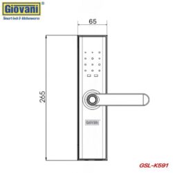 Khóa Điện Tử Giovani GSL-K591C