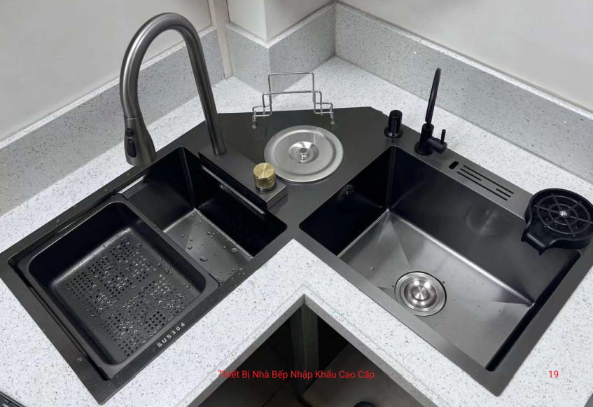 Chậu rửa chén Kaff KF-ZJ9980-B
