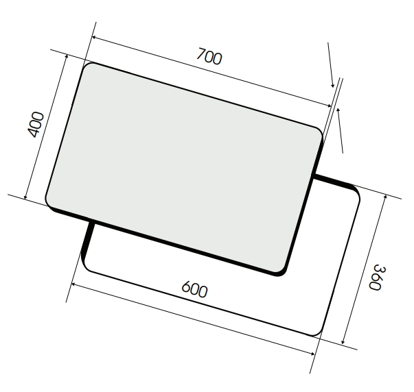 Bếp từ 2 vùng nấu ELICA RATIO 702 BL PRF0183888