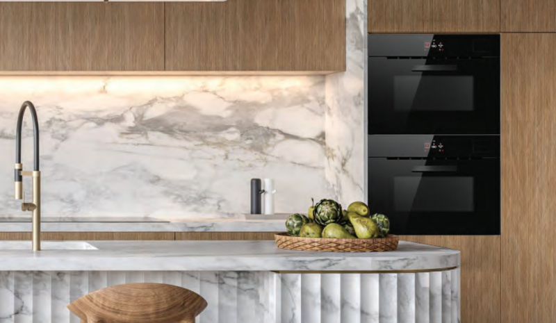 Lò nướng kết hợp vi sóng và hấp ELICA VIRTUS COMBI STEAM MW 645 TFT BL PRF0191769