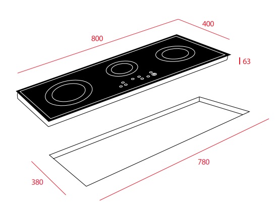 Bếp điện Teka TRC 83631 TCS