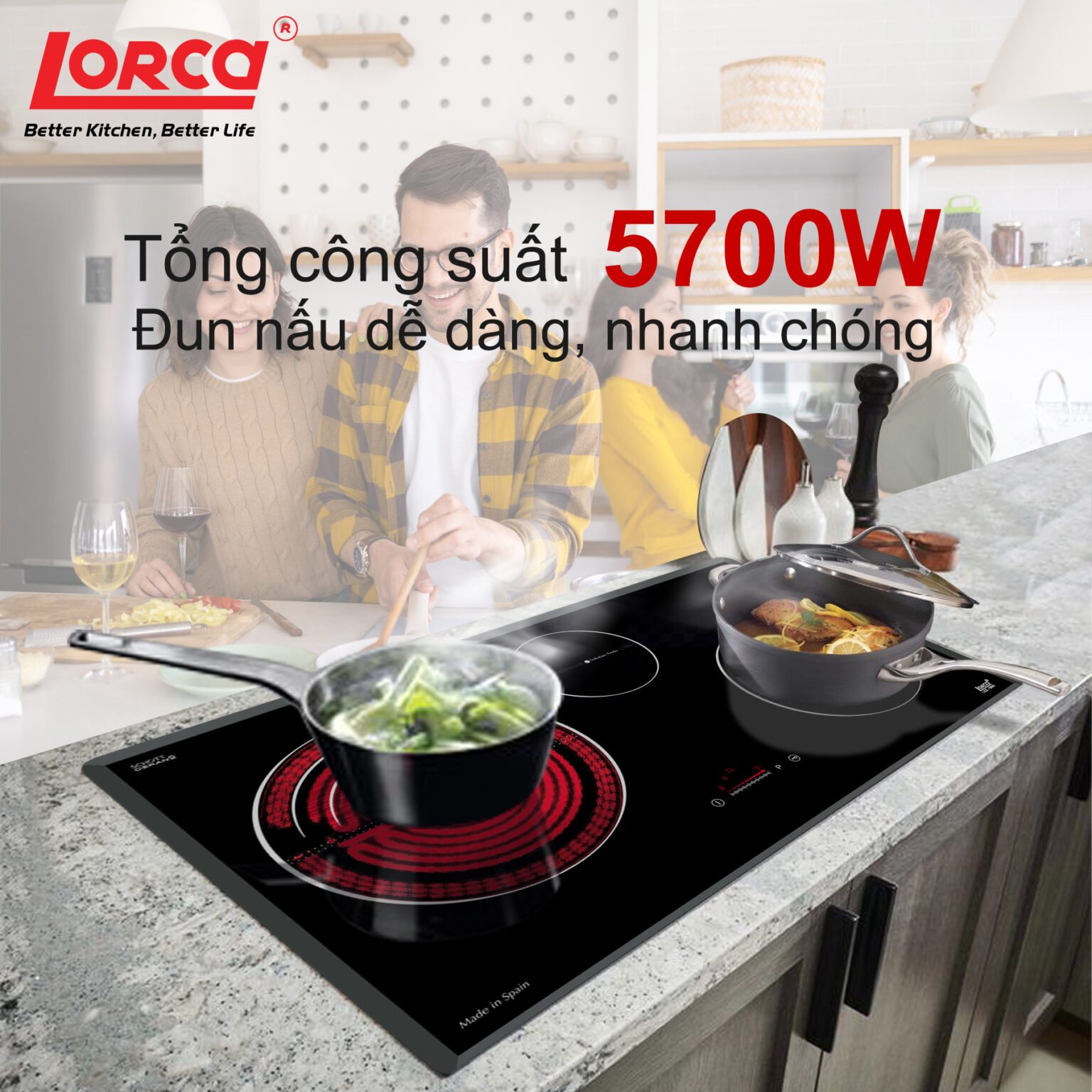 Bếp điện từ Lorca LCE-306