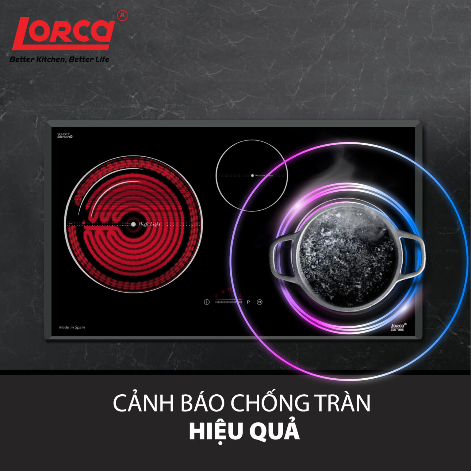 Bếp điện từ Lorca LCE-306