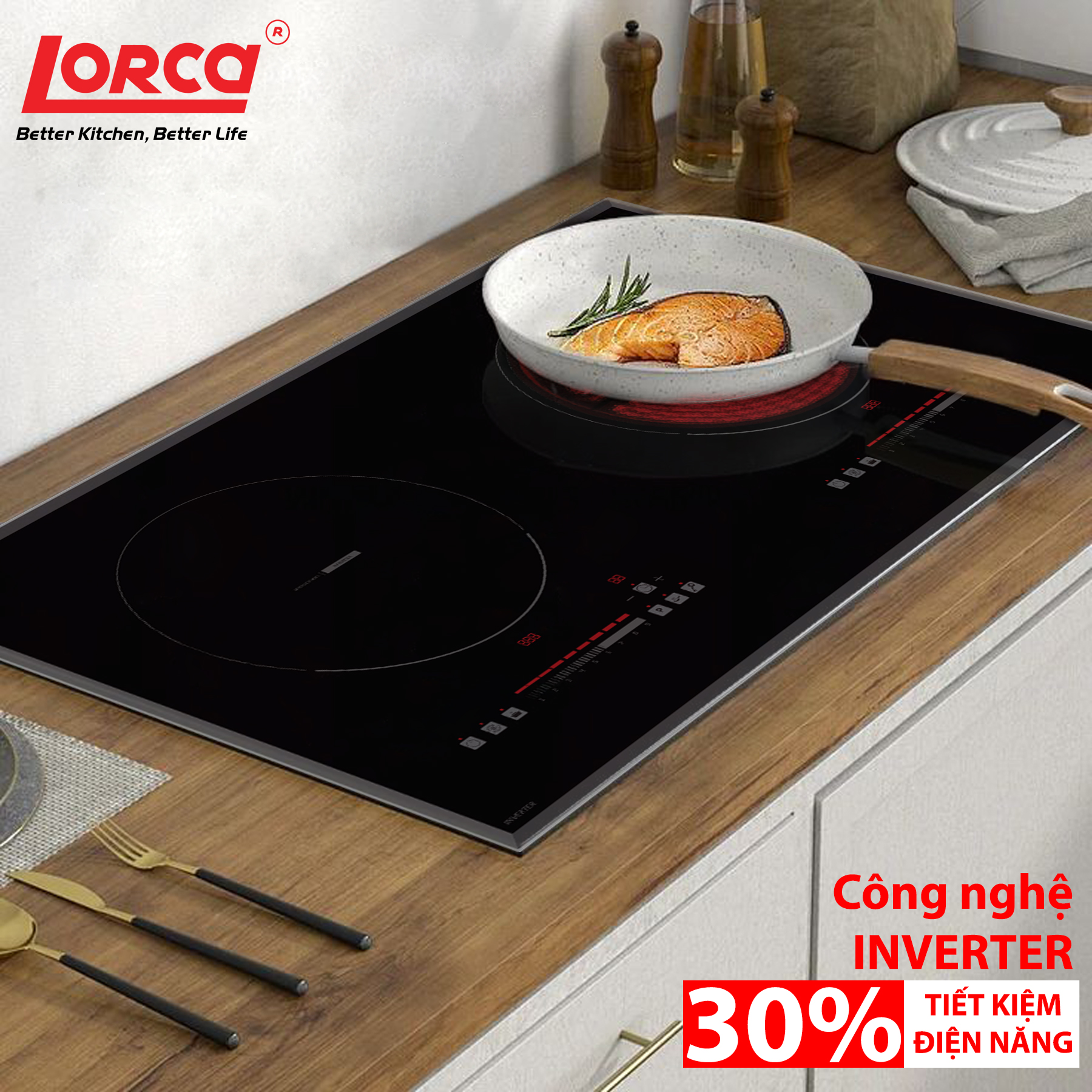 Bếp điện từ Lorca LCE-886D