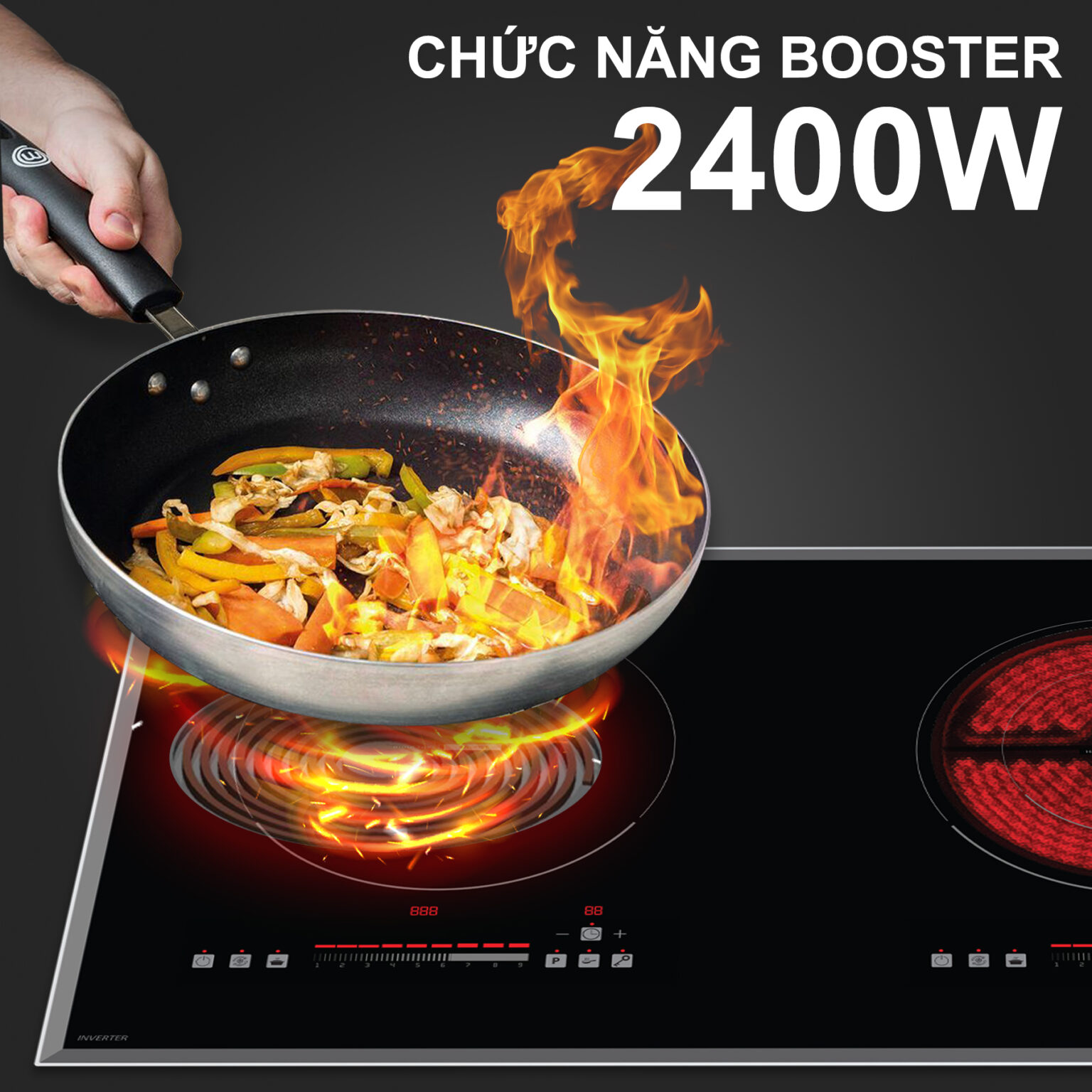 Bếp điện từ Lorca LCE-886D