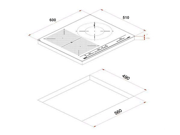 Bếp từ TeKa IBC 63010 BK MSS