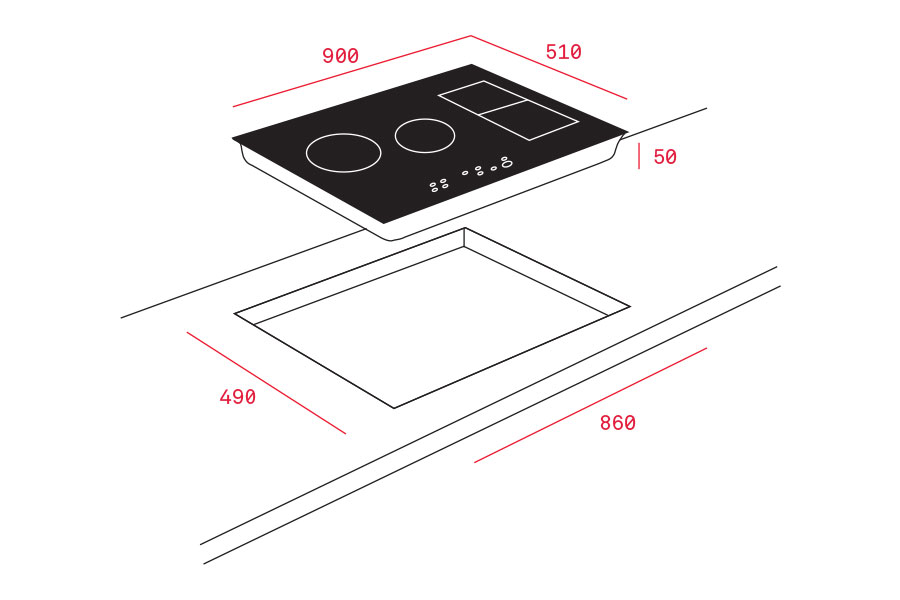 Bếp từ TeKa IRF 9480 TFT TABLET